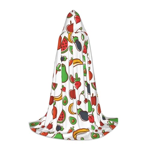 HYSDPUZK Umhang mit Kapuze für Teenager, Halloween-Kostüm, Cosplay, Maskerade, Zauberer-Robe von HYSDPUZK