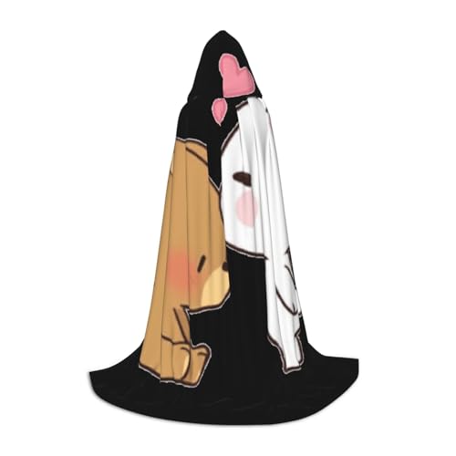 HYSDPUZK Weißer Bär, brauner Bär, Kapuzenumhang für Teenager, Halloween-Kostüm, Cosplay, Maskerade, Zauberer-Robe HYSDPUZK Weißer Bär, brauner Bär, Kapuzenumhang für Teenager, Halloween-Kostüm, Cosplay, Maskerade, Zauberer-Robe von HYSDPUZK
