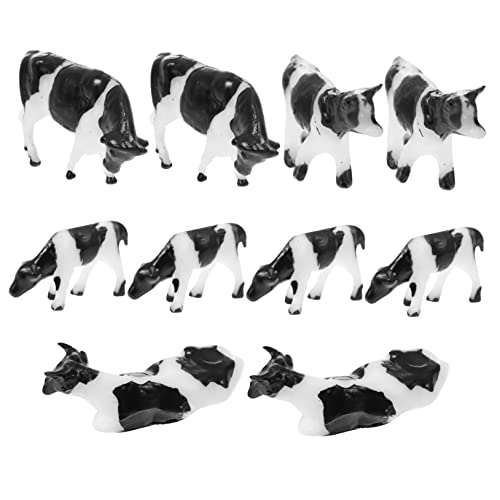 HYTROVE 10Stücke Kühe Modelle Lebensechte Tierfiguren für Pädagogische Spiele und Dekoration Tierspielzeug für Kompakte für Szenen HYTROVE 10Stücke Kühe Modelle Lebensechte Tierfiguren für Pädagogische Spiele und Dekoration Tierspielzeug für Kompakte für Szenen von HYTROVE