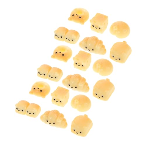 HYTROVE 18 Stück Mini-Cartoon-Brot-tieranhänger, Kleine Figuren, Puppenhaus-zubehör, Schlüsselanhänger-anhänger, Miniatur-Lebensmittel-Requisiten, Taschenanhänger, Süße Dekorationen Für HYTROVE 18 Stück Mini-Cartoon-Brot-tieranhänger, Kleine Figuren, Puppenhaus-zubehör, Schlüsselanhänger-anhänger, Miniatur-Lebensmittel-Requisiten, Taschenanhänger, Süße Dekorationen Für von HYTROVE