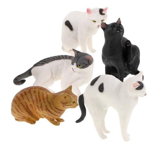 HYTROVE 5stücke Teiliges Realistische Katzenfiguren Für Authentische Kätzchen Spielzeuge Als Dekoration Oder Lernspielzeug Für Jungen Und Mädchen HYTROVE 5stücke Teiliges Realistische Katzenfiguren Für Authentische Kätzchen Spielzeuge Als Dekoration Oder Lernspielzeug Für Jungen Und Mädchen von HYTROVE