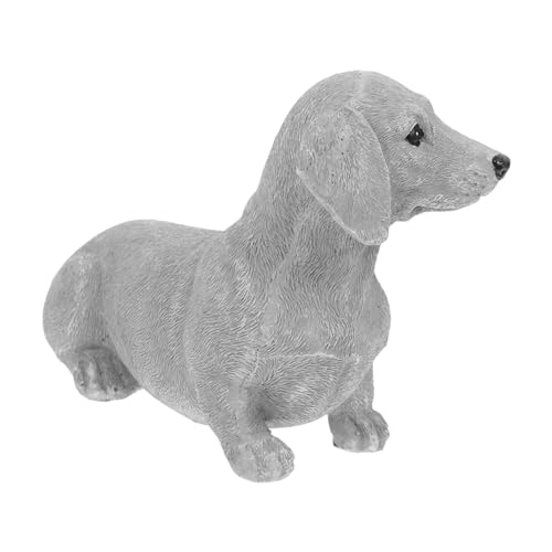 HYTROVE Dackel-Ornamente Hundehandwerk Desktop- Entzückende Hundefigur Hundestatuen Im Freien Gartentierstatue Welpenstatue Gartendekoration Tierskulptur Hundeornament Harz HYTROVE Dackel-Ornamente Hundehandwerk Desktop- Entzückende Hundefigur Hundestatuen Im Freien Gartentierstatue Welpenstatue Gartendekoration Tierskulptur Hundeornament Harz von HYTROVE