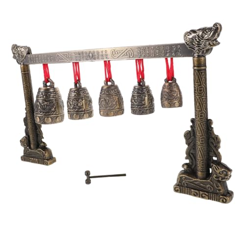 HYTROVE Glockenspielinstrument Mit Drachenmuster: 7-Glocken-Design Für Professionelle Musik – Glockenspiel-heimdekoration – Traditionelles Musikinstrument Für Aufführungen HYTROVE Glockenspielinstrument Mit Drachenmuster: 7-Glocken-Design Für Professionelle Musik – Glockenspiel-heimdekoration – Traditionelles Musikinstrument Für Aufführungen von HYTROVE