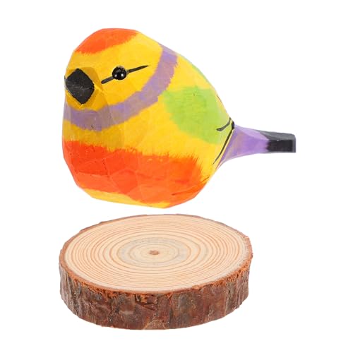 HYTROVE Holzschnitzerei-Vogelornamente naturholz Vogelstatue Handgeschnitzte Holzfigur Vogelhäuschen für den Garten Vogelgartenstatue Miniatur-Vogel aus Holz Desktop-Tierdekoration Linde HYTROVE Holzschnitzerei-Vogelornamente naturholz Vogelstatue Handgeschnitzte Holzfigur Vogelhäuschen für den Garten Vogelgartenstatue Miniatur-Vogel aus Holz Desktop-Tierdekoration Linde von HYTROVE