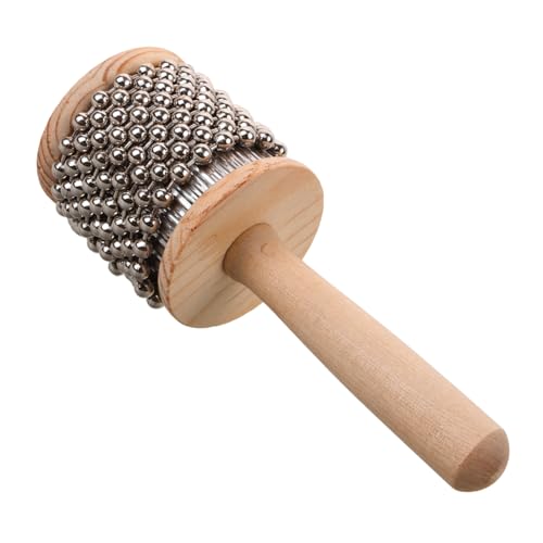 HYTROVE Kabasa Handheld Holz Percussion Instrument Tragbares Musikspielzeug Kognitiven Fähigkeiten für Klassenzimmer und Musikbands Holzfarbe HYTROVE Kabasa Handheld Holz Percussion Instrument Tragbares Musikspielzeug Kognitiven Fähigkeiten für Klassenzimmer und Musikbands Holzfarbe von HYTROVE