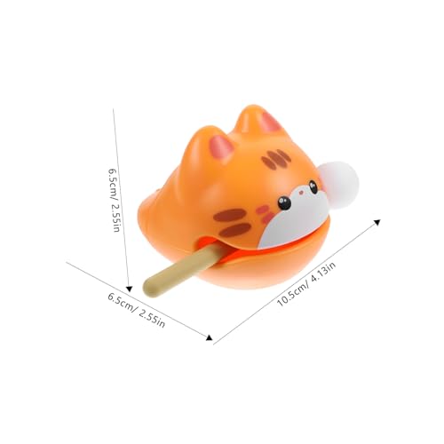 HYTROVE Kleines Holzfisch Percussion Katze Form Stressabbau Bürodeko Beruhigendes Rhythmus Instrument Tragbar Leicht Für Katzenliebhaber Und Arbeitsplatz HYTROVE Kleines Holzfisch Percussion Katze Form Stressabbau Bürodeko Beruhigendes Rhythmus Instrument Tragbar Leicht Für Katzenliebhaber Und Arbeitsplatz von HYTROVE