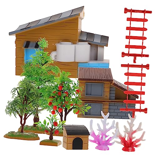 HYTROVE Miniatur Bauernhof Modellset DIY Garten Deko für Mikroszenen Miniaturhaus Zubehör für Set für Kreative Gestaltung und Farmthemen Dekoration HYTROVE Miniatur Bauernhof Modellset DIY Garten Deko für Mikroszenen Miniaturhaus Zubehör für Set für Kreative Gestaltung und Farmthemen Dekoration von HYTROVE