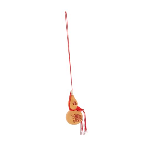 HYTROVE Vintage Feng Shui Glücksbringer Kürbis Anhänger mit Quaste Handgefertigte Chinesische Holzschnitzerei Dekofigur Traditionelle Retro Kalebasse für Wohlstand und Wohnkultur HYTROVE Vintage Feng Shui Glücksbringer Kürbis Anhänger mit Quaste Handgefertigte Chinesische Holzschnitzerei Dekofigur Traditionelle Retro Kalebasse für Wohlstand und Wohnkultur von HYTROVE