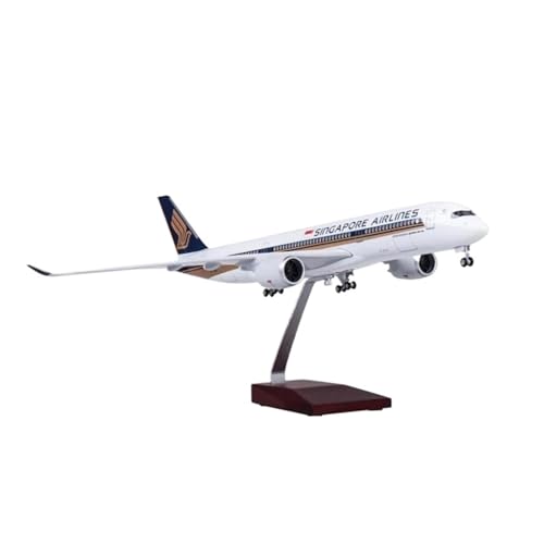 HYTTER 47CM 1/142 Skala Flugzeug Modell Für A350 Miniatur Flugzeug Modell Desktop Display Harz Sammlung Dekorationen von HYTTER