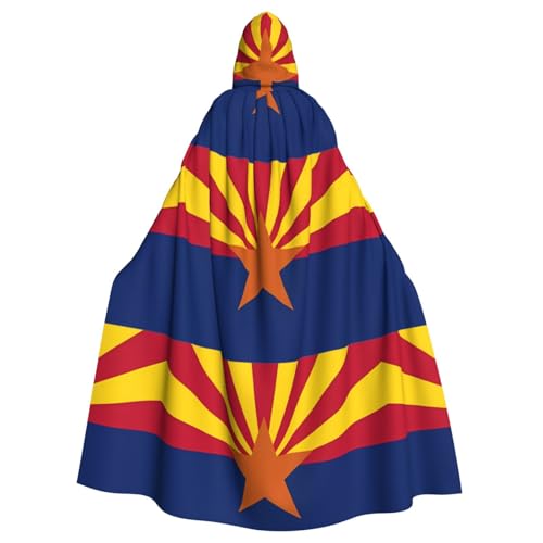 HYTTER Arizona-Flaggen-Druck, Halloween-Poncho mit Kapuze, für Erwachsene, Party-Dekoration, Partys, Karneval, Kostüm, pflegeleicht, langlebig HYTTER Arizona-Flaggen-Druck, Halloween-Poncho mit Kapuze, für Erwachsene, Party-Dekoration, Partys, Karneval, Kostüm, pflegeleicht, langlebig von HYTTER