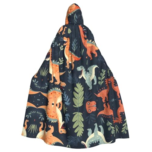 HYTTER Dinosaurier-Poncho mit Kapuze, Halloween-Poncho für Erwachsene, Party-Dekoration, Party, Karneval, Kostüm, pflegeleicht, langlebig HYTTER Dinosaurier-Poncho mit Kapuze, Halloween-Poncho für Erwachsene, Party-Dekoration, Party, Karneval, Kostüm, pflegeleicht, langlebig von HYTTER