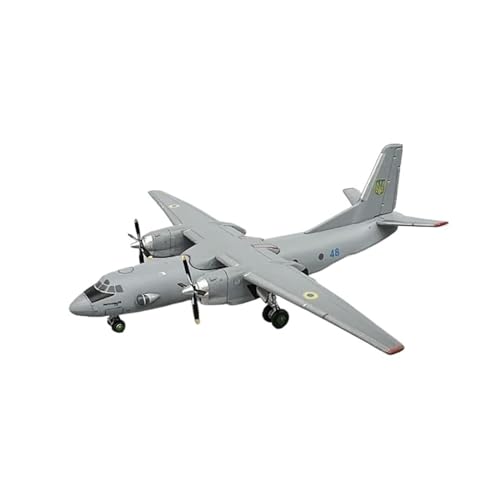 HYTTER Druckguss-Legierungsmetall für AN-26 Replika-Flugzeugmodell im Maßstab 1:400, statischer Miniatur-Tischständer, Sammlerspielzeug für Erwachsene von HYTTER