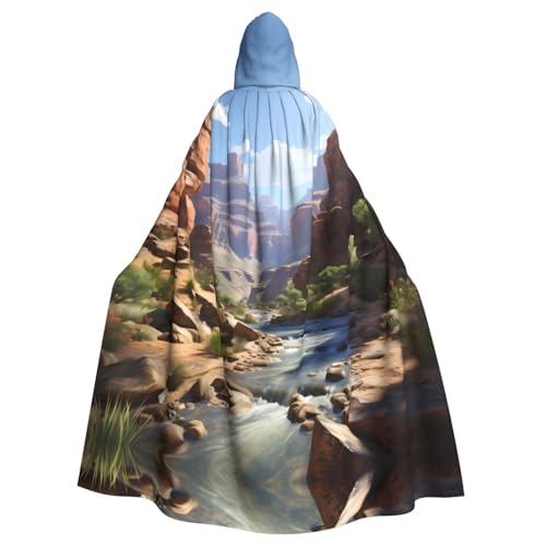 HYTTER Grand Canyon Prints, Halloween-Poncho mit Kapuze, für Erwachsene, Party-Dekoration, Partys, Karneval, Kostüm, pflegeleicht, langlebig HYTTER Grand Canyon Prints, Halloween-Poncho mit Kapuze, für Erwachsene, Party-Dekoration, Partys, Karneval, Kostüm, pflegeleicht, langlebig von HYTTER