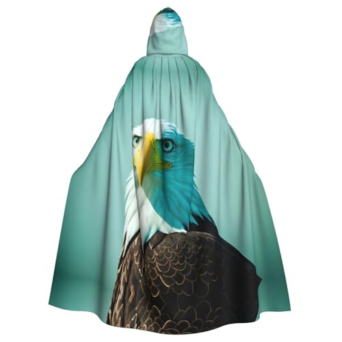 HYTTER Halloween-Poncho mit Kapuze, Motiv: tapferer Adler, für Erwachsene, Party-Dekoration, Party, Karneval, Kostüm, pflegeleicht, langlebig HYTTER Halloween-Poncho mit Kapuze, Motiv: tapferer Adler, für Erwachsene, Party-Dekoration, Party, Karneval, Kostüm, pflegeleicht, langlebig von HYTTER