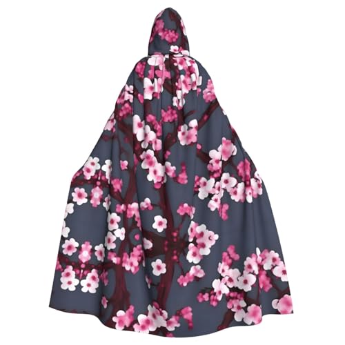 HYTTER Halloween-Poncho mit Kapuze, Pflaumenblüten-Druck, für Erwachsene, Party-Dekoration, Party, Karneval, Kostüm, pflegeleicht, langlebig HYTTER Halloween-Poncho mit Kapuze, Pflaumenblüten-Druck, für Erwachsene, Party-Dekoration, Party, Karneval, Kostüm, pflegeleicht, langlebig von HYTTER
