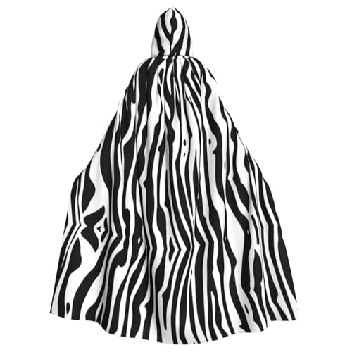 HYTTER Halloween-Poncho mit Kapuze, Zebramuster, für Erwachsene, Party-Dekoration, Party, Karneval, Kostüm, pflegeleicht, langlebig HYTTER Halloween-Poncho mit Kapuze, Zebramuster, für Erwachsene, Party-Dekoration, Party, Karneval, Kostüm, pflegeleicht, langlebig von HYTTER