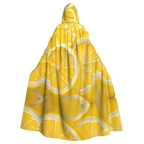 HYTTER Halloween-Poncho mit Kapuze, Zitronenscheiben, für Erwachsene, Party-Dekoration, Party, Karneval, Kostüm, pflegeleicht, langlebig HYTTER Halloween-Poncho mit Kapuze, Zitronenscheiben, für Erwachsene, Party-Dekoration, Party, Karneval, Kostüm, pflegeleicht, langlebig von HYTTER