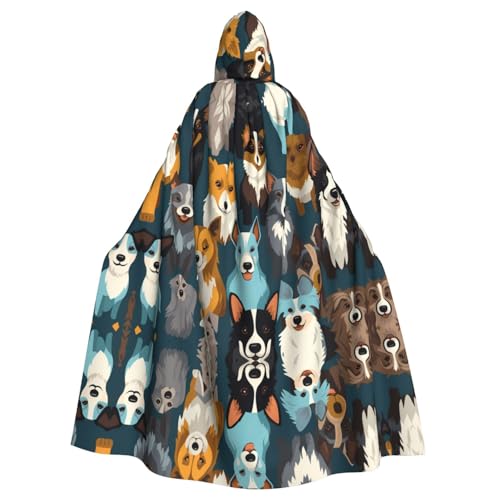 HYTTER Halloween-Poncho mit Kapuze, für Erwachsene, Party-Dekoration, Party, Karneval, Kostüm, pflegeleicht, langlebig HYTTER Halloween-Poncho mit Kapuze, für Erwachsene, Party-Dekoration, Party, Karneval, Kostüm, pflegeleicht, langlebig von HYTTER