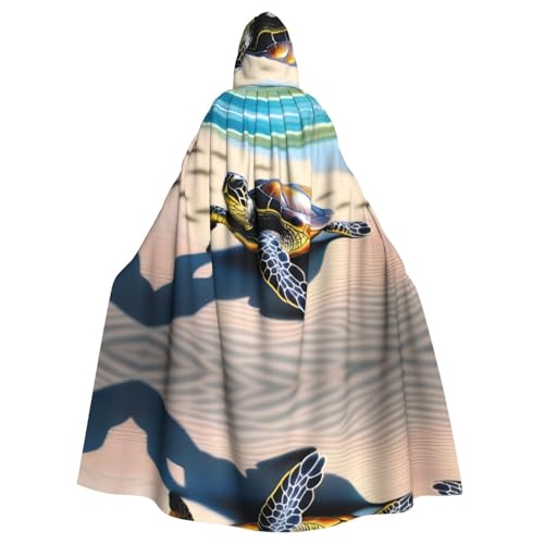 HYTTER Halloween-Poncho mit Schildkrötenmotiv, für Erwachsene, Party-Dekoration, Party, Karneval, Kostüm, pflegeleicht, langlebig HYTTER Halloween-Poncho mit Schildkrötenmotiv, für Erwachsene, Party-Dekoration, Party, Karneval, Kostüm, pflegeleicht, langlebig von HYTTER