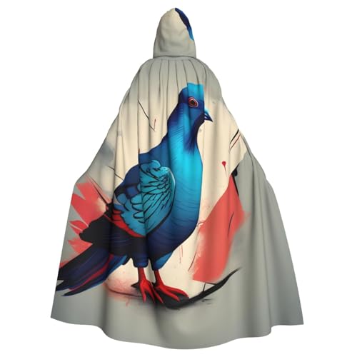 HYTTER Halloween-Poncho mit Taubenabdruck, Kapuzenponcho für Erwachsene, Party-Dekoration, Party, Karneval, Kostüm, pflegeleicht, langlebig HYTTER Halloween-Poncho mit Taubenabdruck, Kapuzenponcho für Erwachsene, Party-Dekoration, Party, Karneval, Kostüm, pflegeleicht, langlebig von HYTTER