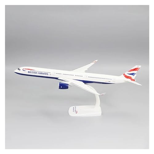 HYTTER Maßstab 1:200 für A350Replica-Flugzeugmodell aus Kunststoff mit Sockel, fertiger Miniatur-Schreibtisch, statische Dekoration, Display-Sammlung, männlich, 37 cm von HYTTER