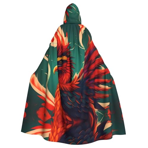 HYTTER Phoenix Prints Halloween-Poncho mit Kapuze, für Erwachsene, Party-Dekoration, Party, Karneval, Kostüm, pflegeleicht, langlebig HYTTER Phoenix Prints Halloween-Poncho mit Kapuze, für Erwachsene, Party-Dekoration, Party, Karneval, Kostüm, pflegeleicht, langlebig von HYTTER