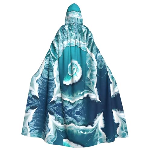 HYTTER Sea of Love Prints, Halloween-Poncho mit Kapuze, für Erwachsene, Party-Dekoration, Party, Karneval, Kostüm, pflegeleicht, langlebig HYTTER Sea of Love Prints, Halloween-Poncho mit Kapuze, für Erwachsene, Party-Dekoration, Party, Karneval, Kostüm, pflegeleicht, langlebig von HYTTER