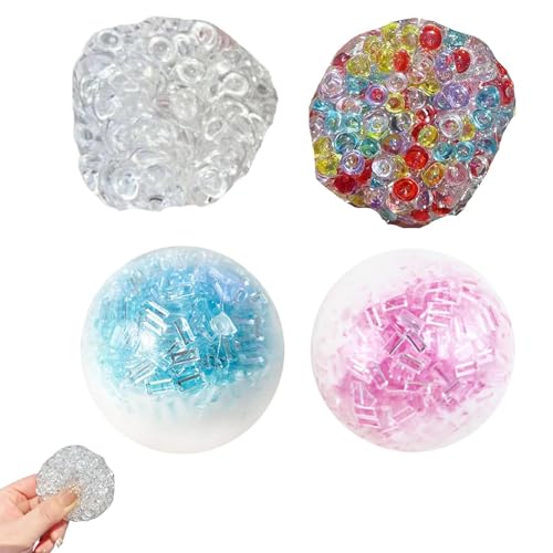 4 Stück Fufu Squishy Bälle mit 2 Quetschball Kinder und 2 Antistressball, Ideal für Stressabbau, Sensory Toys für Autismus und ADHS, 6 cm Durchmesser 4 Stück Fufu Squishy Bälle mit 2 Quetschball Kinder und 2 Antistressball, Ideal für Stressabbau, Sensory Toys für Autismus und ADHS, 6 cm Durchmesser von HYZSHL
