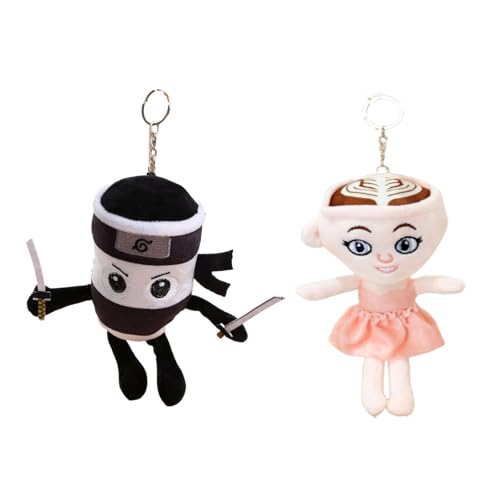 HYZSHL 2 PCS Brainrot Kuscheltiere, Italien Brainrot Kuscheltier Set, Italian Brainrot Deko Für Zimmer, Schlüsselanhänger Für Taschen Und Rucksäcke, Lustiges Meme Spielzeug Für Fans Und Sammler von HYZSHL
