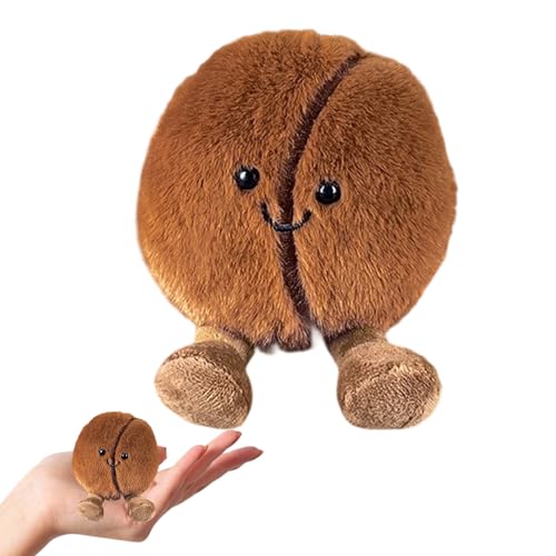 Palm Pals, Palm Pals Kuscheltier, Kaffeebohnen Plüschtier, Charmantes Und Weiches Kuscheltier Ideal für Alle Altersgruppen, Geeignet für Schlafzimmer, Wohnzimmer, Ideal Als Dekoration Und Geschenk von HYZSHL