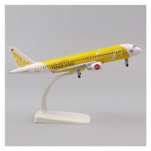 Flugzeuge Outdoor Toy Metallflugzeugmodell 20 cm 1:400 Siberian A320 Replikatlegierungsmaterial Mit Fahrwerk Kinderspielzeug (Farbe : I, Größe : 1 UK) von HZZST