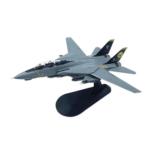 HZZST Flugzeuge Outdoor Toy Amerikanisches Kampfflugzeug F-14D Tomcat Im Maßstab 1:100, Legierungsdruckguss-Kampfflugzeugmodell VF-31 Bomb Squadron von HZZST