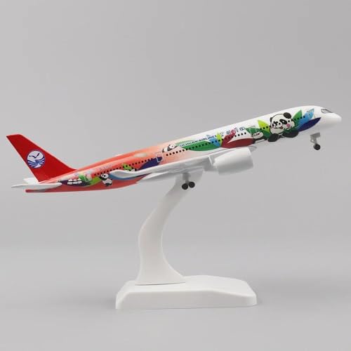 HZZST Flugzeuge Outdoor Toy Flugzeugmodell 20 cm 1:400 Cathay A350 Metallnachbildung Aus Legierungsmaterial Mit Fahrwerk Spielzeug Sammlerstücke (Farbe : F, Größe : 1 UK) von HZZST
