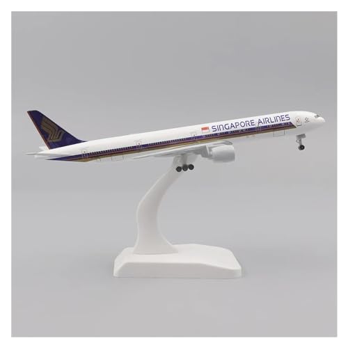 HZZST Flugzeuge Outdoor Toy Flugzeugmodell 20 cm 1:400 Neuseeland Boeing777 Metallnachbildung mit Fahrwerk, Luftfahrtgeschenk (Größe : Singapore) von HZZST