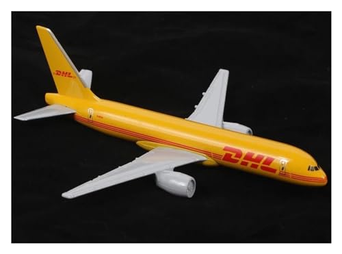 HZZST Flugzeuge Outdoor Toy Metallflugzeugmodell 1:400 16 cm DHL-Frachter Boeing757 Flugzeugmodell Luftfahrt Kinderspielzeugflugzeug von HZZST