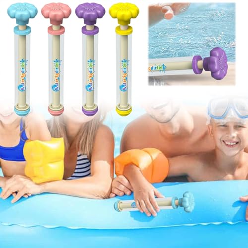Feuerwerk Wasserpistole, 4 Stück Wasserpistolen mit Feuerwerk Effekt, Romantische Waters Fun Pool Spielzeug, energiegeladener Wasserblaster mit Feuerwerk, lustiges Wasserspielzeug (4 Stück) von HZling