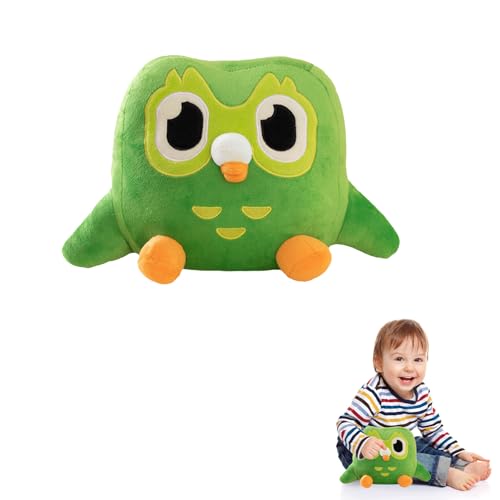 Grüne Eule Plüschtier, Weiche Cartoon Eule Werfen, Kissen Plüsch Eule Spielzeug, Plüschtier Mit Cartoon Muster, Eule plüschtier Puppe for Home Decor Children Birthday Gift für Kinder und Fans Grüne Eule Plüschtier, Weiche Cartoon Eule Werfen, Kissen Plüsch Eule Spielzeug, Plüschtier Mit Cartoon Muster, Eule plüschtier Puppe for Home Decor Children Birthday Gift für Kinder und Fans von HaOrchid