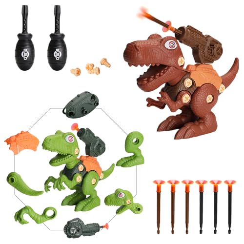 HaOrchid 2 Stück Dinosaurier Spielzeug, Pädagogisches Dinosaurier Take Apart Spielzeug für Kinder, mit Schraubendreher DIY Montage Dinosaurier, Dinosaurier Geschenk für Jungen Mädchen 3 4 5 Jahre HaOrchid 2 Stück Dinosaurier Spielzeug, Pädagogisches Dinosaurier Take Apart Spielzeug für Kinder, mit Schraubendreher DIY Montage Dinosaurier, Dinosaurier Geschenk für Jungen Mädchen 3 4 5 Jahre von HaOrchid