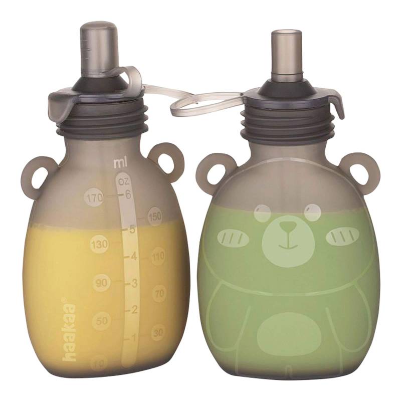 Haakaa 2er - Set Silikon Quetschies von Haakaa