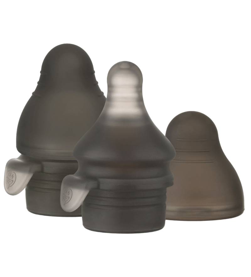 Haakaa Flaschensauger für Silikonbeutel - 2er-Pack - Schwarz - Haakaa - One Size - Flaschensauger Haakaa Flaschensauger für Silikonbeutel - 2er-Pack - Schwarz - Haakaa - One Size - Flaschensauger von Haakaa