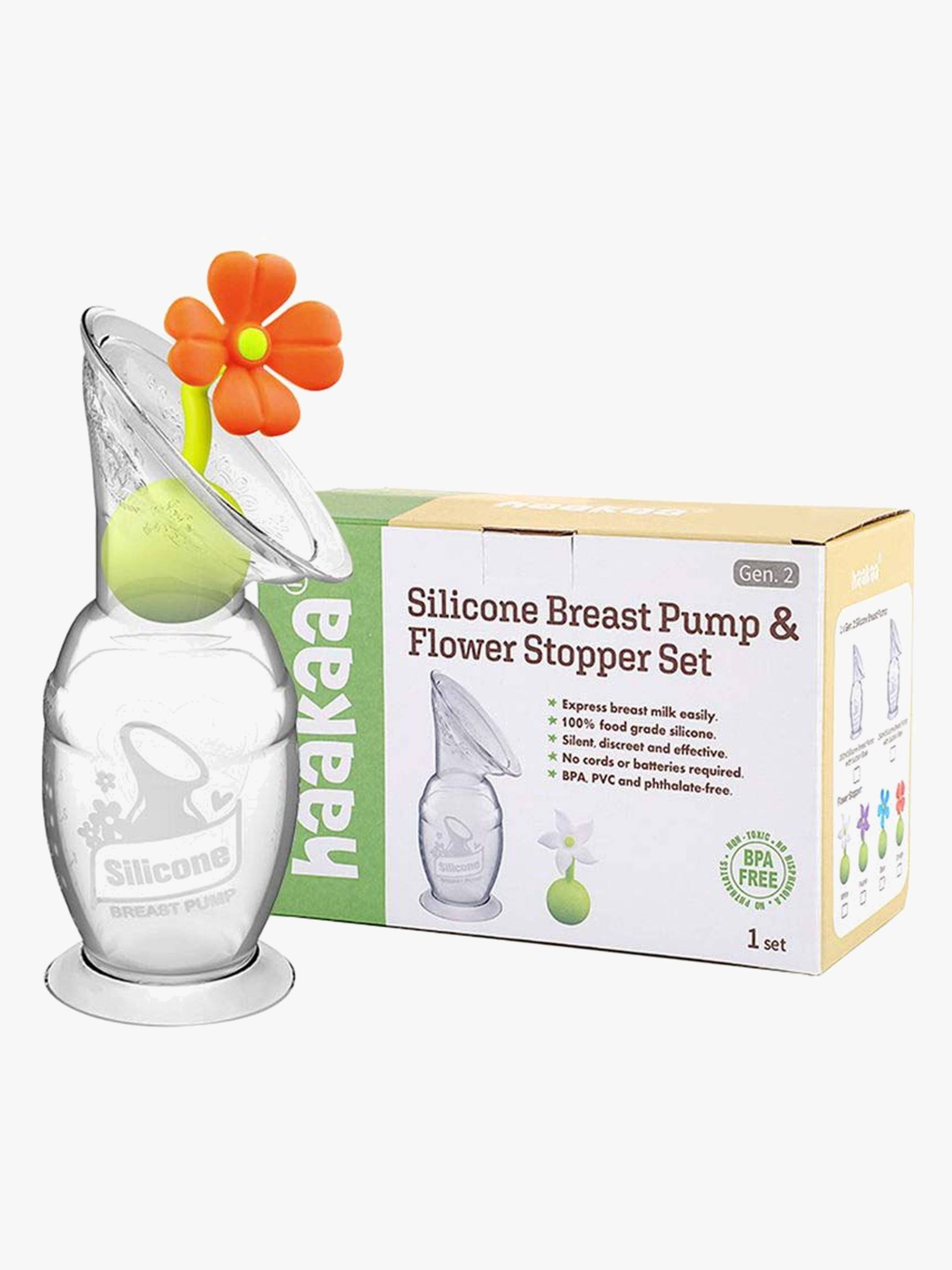 Haakaa Milchsammler Blume Stopper 100 ml, Orange Haakaa Milchsammler Blume Stopper 100 ml, Orange von Haakaa