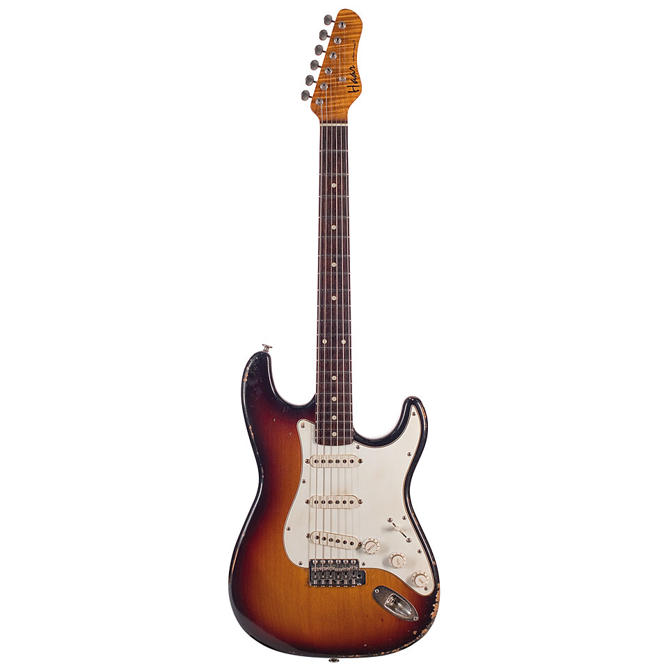 Haar Traditional S aged, 3 Tone Sunburst E-Gitarre Haar Traditional S aged, 3 Tone Sunburst E-Gitarre von Haar