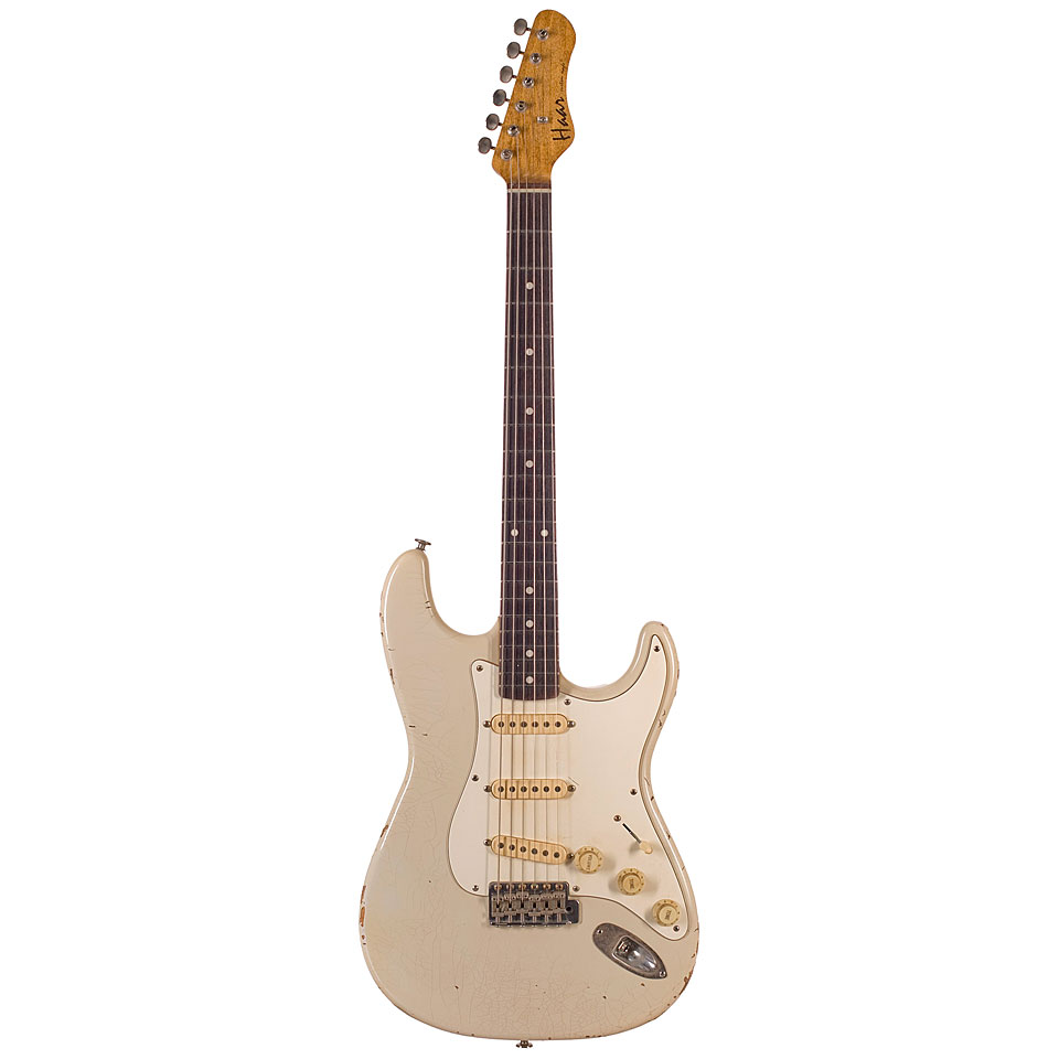 Haar Traditional S aged, Olympic White E-Gitarre Haar Traditional S aged, Olympic White E-Gitarre von Haar