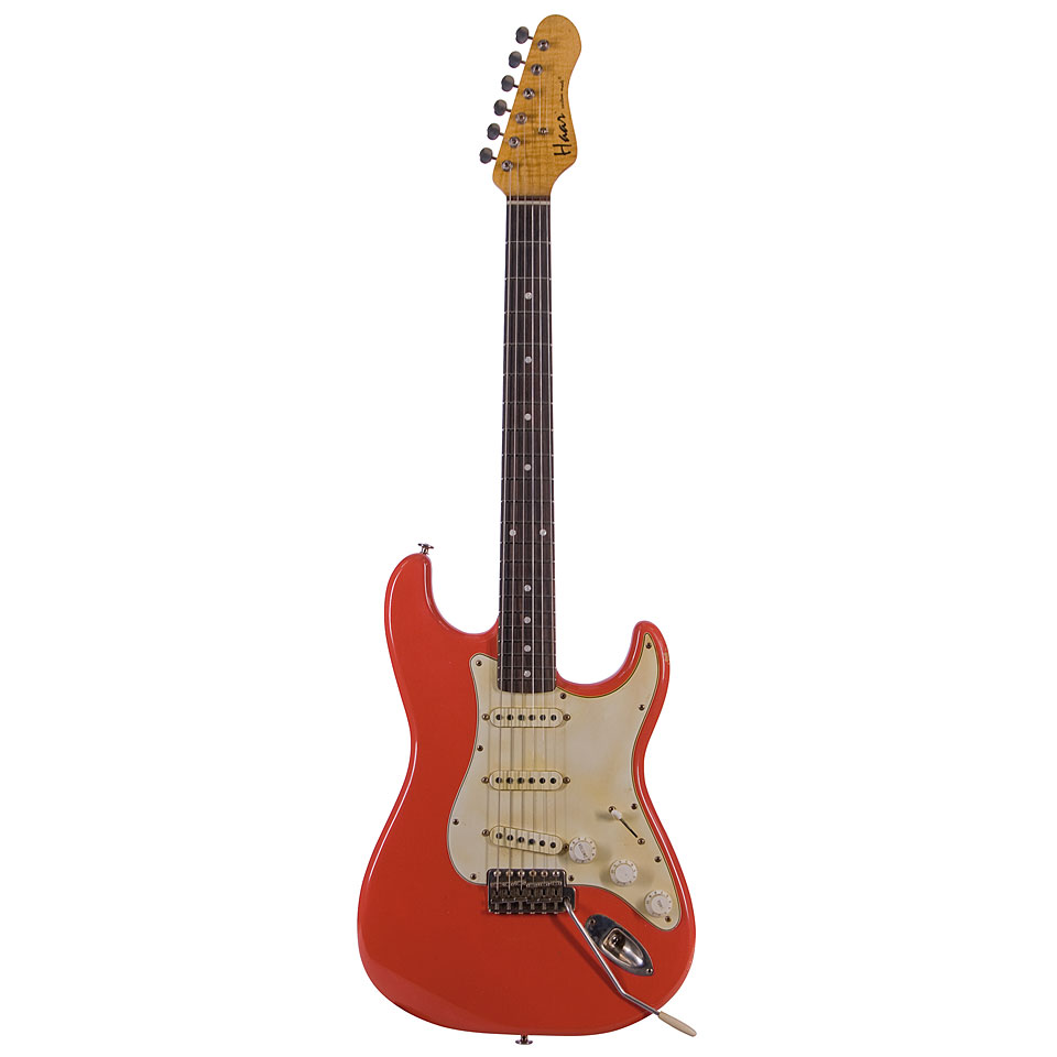 Haar Traditional S aged Fiesta Red E-Gitarre von Haar
