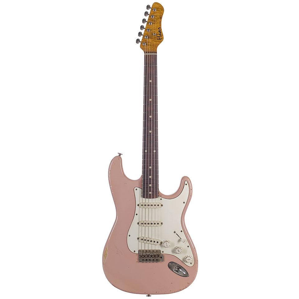 Haar Traditional S aged Shell Pink E-Gitarre Haar Traditional S aged Shell Pink E-Gitarre von Haar