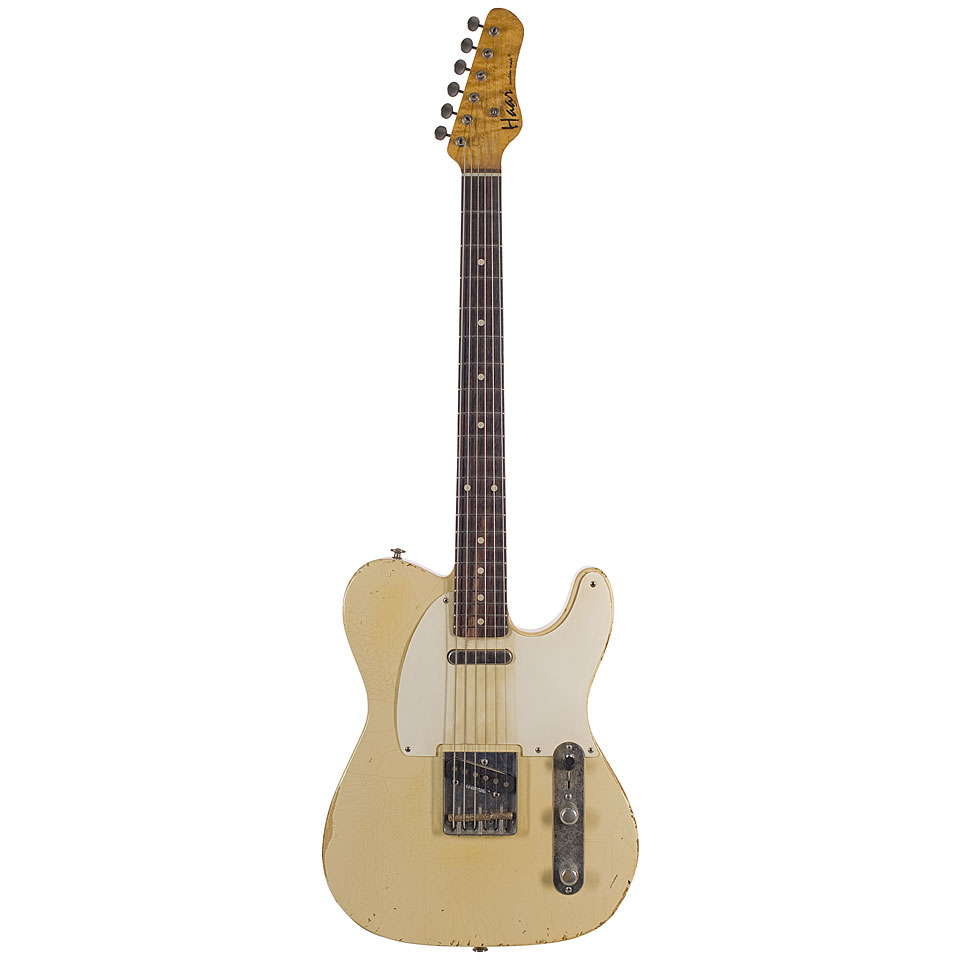 Haar Traditional T aged, Vintage White E-Gitarre von Haar