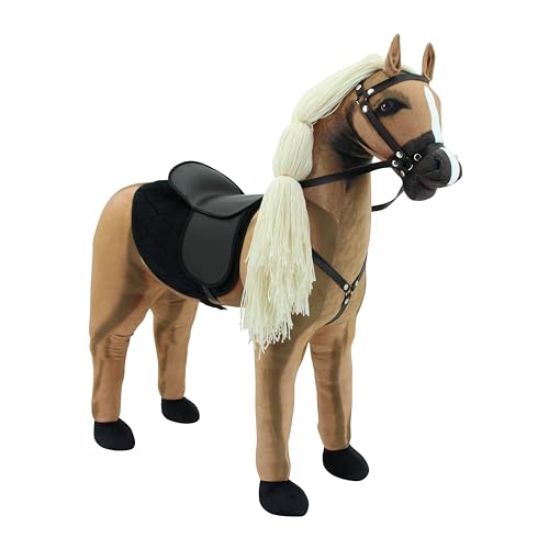 Haasenstrauch Sweety Toys 14330 Stehpferd zum Reiten- Plüschpferd Reittier Keine Montage erforderlich von Haasenstrauch