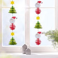 Bastelset - Erstes Fädeln Filzgirlande Weihnachtsmann von Haba Sales GmbH & Co.KG