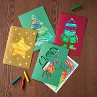 Bastelset - Erstes Malen Kritzelkarten Weihnachtspost von Haba Sales GmbH & Co.KG
