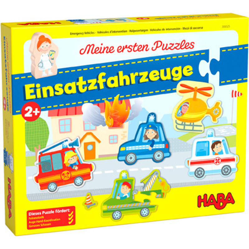Meine ersten Puzzles - Einsatzfahrzeuge (Kinderpuzzle) von Haba Sales GmbH & Co.KG